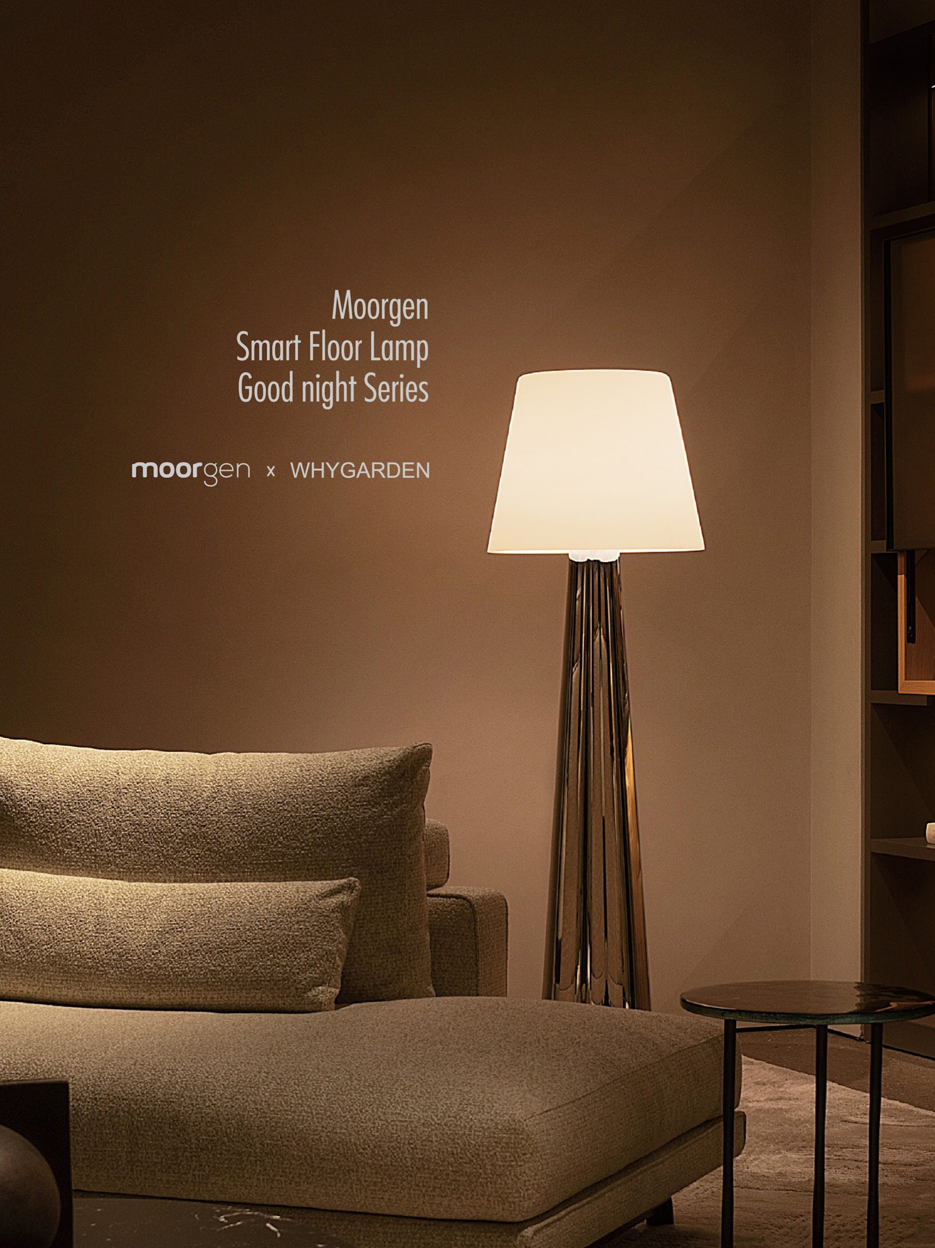 Moorgen Good Night Series floor lamp — moorgen × WHYGARDEN