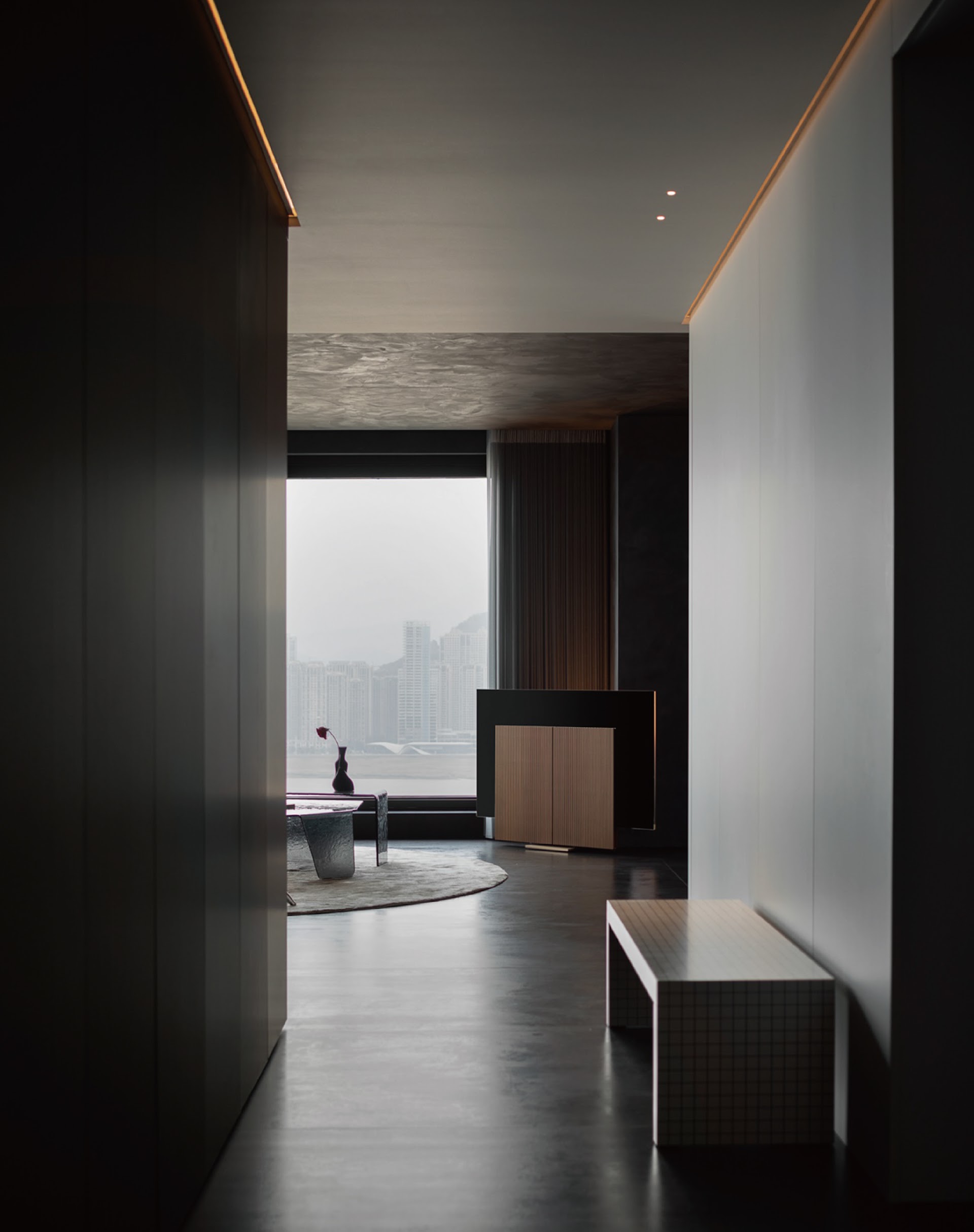 Moorgen Flowers of Paris · Spotlight architectural light — scene view
