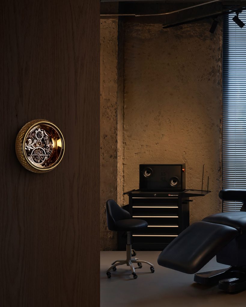 Moorgen Milanese · Tourbillon dimming knob — Crystal Elements